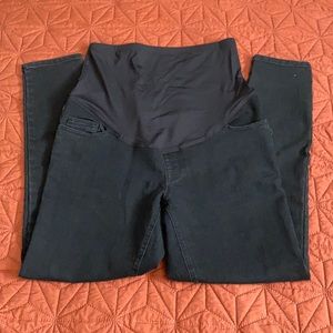 Maternity black jegging size medium 8/10